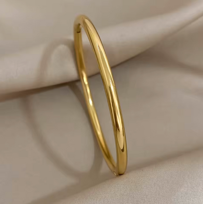 Bracciale aperto dorato