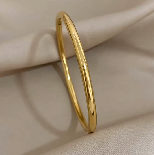 Bracciale aperto dorato