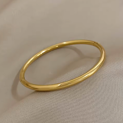 Bracciale aperto dorato